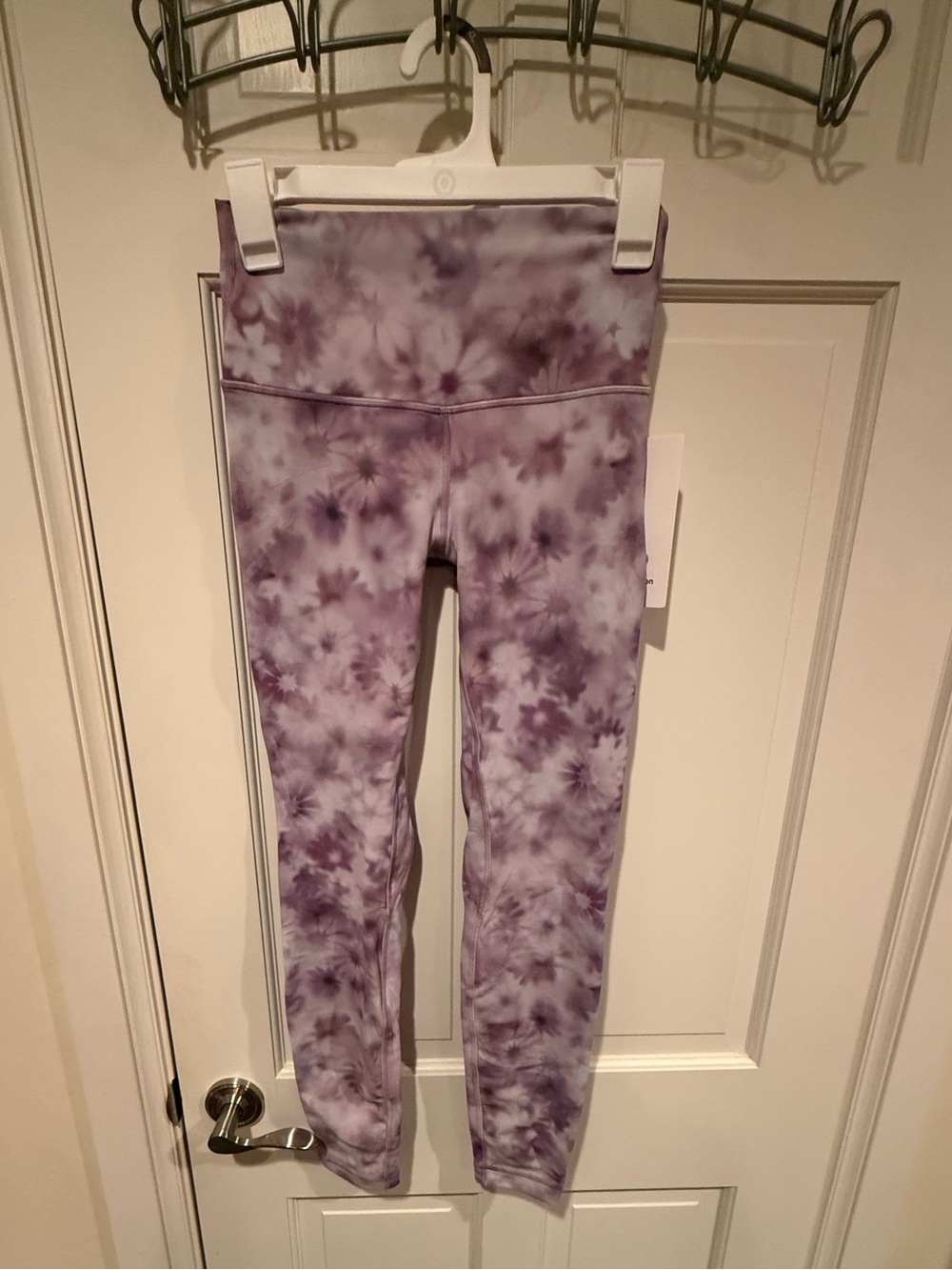 NWT Lululemon Align High Rise Pants Leggings 28” Size 6 Floral Purple Multi